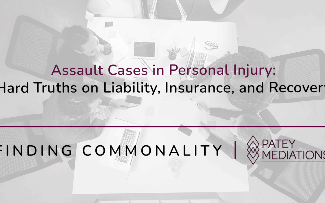 Assault Cases in Personal Injury:  Hard Truths on Liability, Insurance, and Recovery