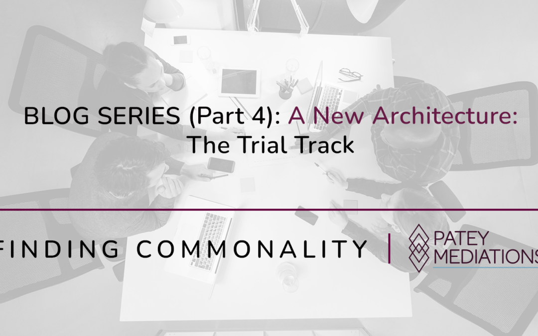 BLOG SERIES (Part 4): A New Architecture: The Trial Track